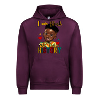 Mauve Wine i am black history black boy Urban Hoodie - HRA Design Shop