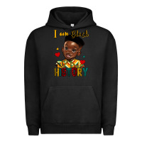 Pigment Black i am black history black boy Urban Hoodie - HRA Design Shop