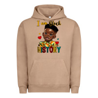 Pigment Burro i am black history black boy Urban Hoodie - HRA Design Shop