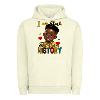 Pigment Pistachio i am black history black boy Urban Hoodie - HRA Design Shop