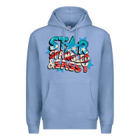 Colony Blue Star spangled and sassy 4th of july Premium Hoodie - CowGirlArtShop