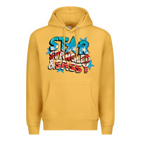 Mustard Star spangled and sassy 4th of july Premium Hoodie - CowGirlArtShop