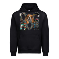 Black dog mom Urban Hoodie - SublimationCraftShop