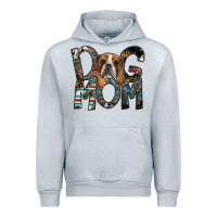 Heather Grey dog mom Urban Hoodie - SublimationCraftShop