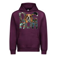 Mauve Wine dog mom Urban Hoodie - SublimationCraftShop
