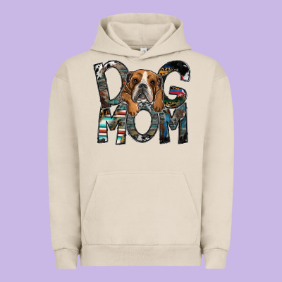 Dog Mom Urban Hoodie Designed By Sublimationcraftshop