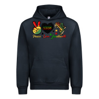 Navy peace love juneteenth 1865 Urban Hoodie - HRA Design Shop