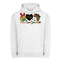 Pigment Lunar Rock peace love juneteenth 1865 Urban Hoodie - HRA Design Shop