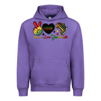 Tulip peace love juneteenth 1865 Urban Hoodie - HRA Design Shop