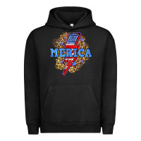 Pigment Black Merica lightning bolt Urban Hoodie - Neo Western