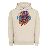 Pigment French Oak Merica lightning bolt Urban Hoodie - Neo Western