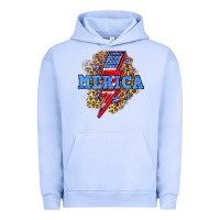 Pigment Grape Ice Merica lightning bolt Urban Hoodie - Neo Western