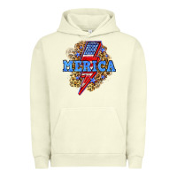 Pigment Pistachio Merica lightning bolt Urban Hoodie - Neo Western