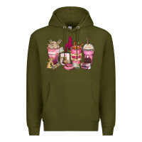 Girl Boss Coffee Cups Premium Hoodie | Teevron