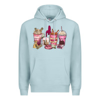 Blue Mist Girl boss coffee cups Premium Hoodie - Zillion Design Studio