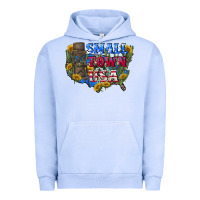 Pigment Grape Ice Small town usa 4th of july Urban Hoodie - CowGirlArtShop