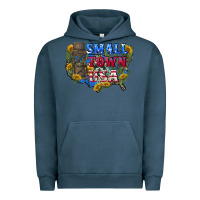 Pigment Midnight Navy Small town usa 4th of july Urban Hoodie - CowGirlArtShop