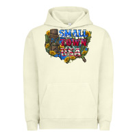Pigment Pistachio Small town usa 4th of july Urban Hoodie - CowGirlArtShop