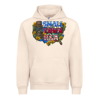 Sandshell Small town usa 4th of july Urban Hoodie - CowGirlArtShop