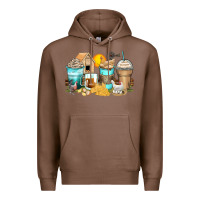 Chestnut chicken coffee cups Premium Hoodie - Zillion Design Studio