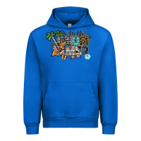 Cobalt hello summer Urban Hoodie - SublimationCraftShop