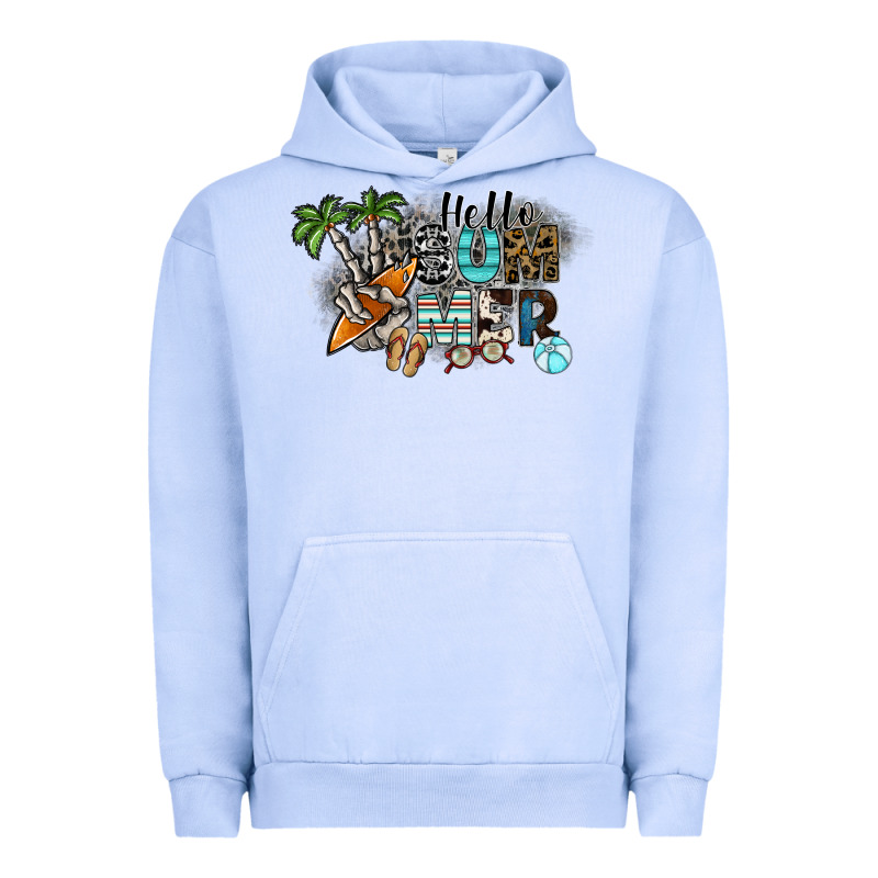 Hello Summer Urban Hoodie by SublimationCraftShop | Teevron