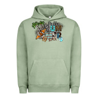 Pigment Oil Green hello summer Urban Hoodie - SublimationCraftShop