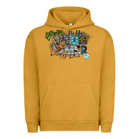 Pigment Peanut Butter hello summer Urban Hoodie - SublimationCraftShop