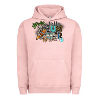 Pigment Salmon hello summer Urban Hoodie - SublimationCraftShop