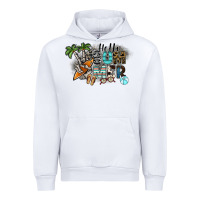 White hello summer Urban Hoodie - SublimationCraftShop