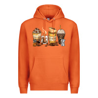 Carrot coffee cups Premium Hoodie - Zillion Design Studio