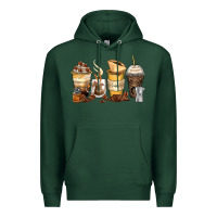 Sports Green coffee cups Premium Hoodie - Zillion Design Studio