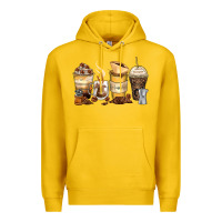 Lemon coffee cups Premium Hoodie - Zillion Design Studio
