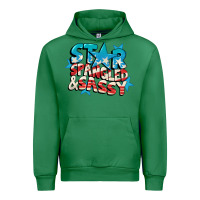 Emerald Star spangled and sassy 4th of july Urban Hoodie - CowGirlArtShop