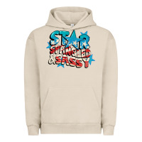 Pigment French Oak Star spangled and sassy 4th of july Urban Hoodie - CowGirlArtShop