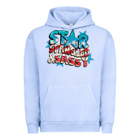 Pigment Grape Ice Star spangled and sassy 4th of july Urban Hoodie - CowGirlArtShop