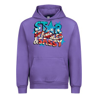 Tulip Star spangled and sassy 4th of july Urban Hoodie - CowGirlArtShop