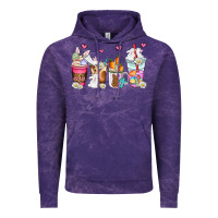 Cloud Purple easter coffee cups Vintage Hoodie - AdoDesignShop