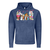 Vintage Denim easter coffee cups Vintage Hoodie - AdoDesignShop