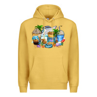 Antique Gold cruise life coffee cups Premium Hoodie - Zillion Design Studio
