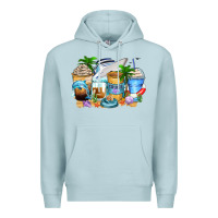 Blue Mist cruise life coffee cups Premium Hoodie - Zillion Design Studio