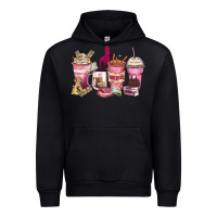 Black Girl boss coffee cups Urban Hoodie - Zillion Design Studio