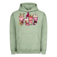 Pigment Oil Green Girl boss coffee cups Urban Hoodie - Zillion Design Studio