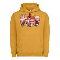Pigment Peanut Butter Girl boss coffee cups Urban Hoodie - Zillion Design Studio