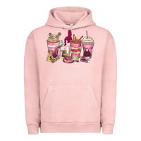 Pigment Salmon Girl boss coffee cups Urban Hoodie - Zillion Design Studio
