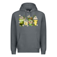 Rock daisy coffee cups Premium Hoodie - Zillion Design Studio