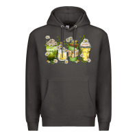 Smoke daisy coffee cups Premium Hoodie - Zillion Design Studio