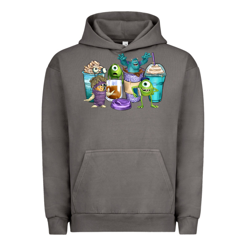 Cartoon Characters Coffee Cups Urban Hoodie by Zillion Design Studio | Teevron