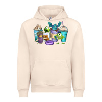 Sandshell cartoon characters coffee cups Urban Hoodie - Zillion Design Studio