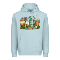 Blue Mist fishing coffee cups Premium Hoodie - Zillion Design Studio